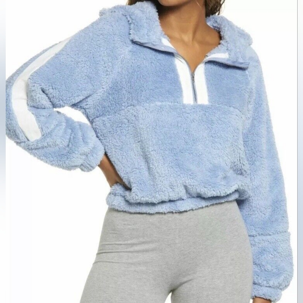 BP Teddy Fleece Hoodie Sz Large